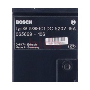 BOSCH SM 15/30-TC1(065669-106) Servomodul Servo module