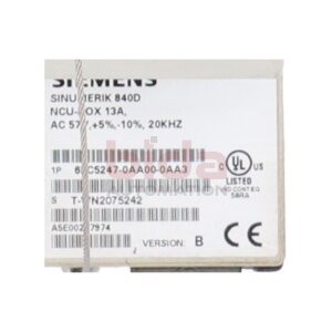 Siemens 6FC5247-0AA00-0AA3  SINUMERIK 840D/DE