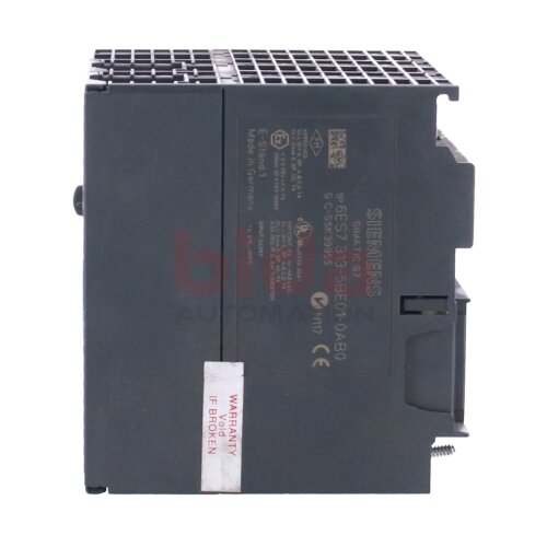 Siemens 6ES7313-5BE01-0AB0 SIMATIC S7-300 CPU 313C KOMPAKT-CPU MIT MPI