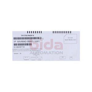 Siemens 6AV6642-0BA01-1AX1 SIMATIC TP 177B 6" PN/DP...