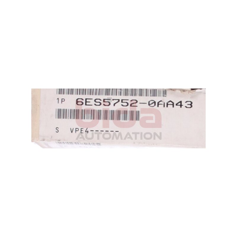 Siemens 6ES5752-0AA43 / 6ES5 752-0AA43  SIMATIC S5, Schnittstellenmodul / Interface module  f&uuml;r CP 524, CP 544 und CPU 928B RS 422/RS 485