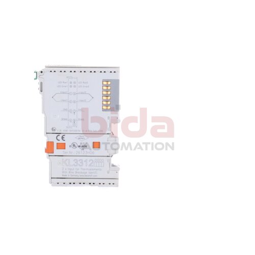 Beckhoff  KL3312  Busklemme, 2-Kanal-Analog-Eingang / Bus terminal, 2-channel analogue input 16 Bit