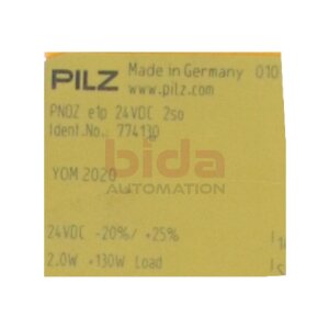 PILZ PNOZ e1p 24VDC 2so (774130) Sicherheitsrelais /...