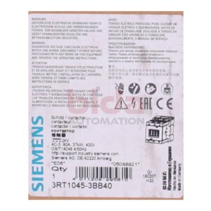 Siemens 3RT1045-3BB40 / 3RT1045-3BB40...