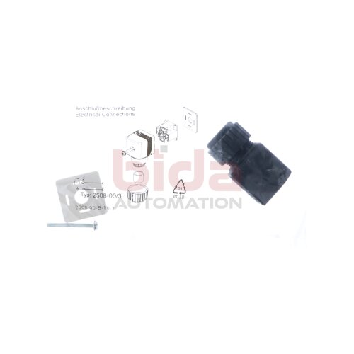B&Uuml;RKERT 2508-00-B-00-3-1-BCS Ger&auml;testecker Steckerform A Device plug,plug form A