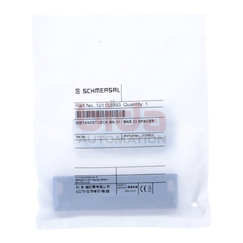 SCHMERSAL 101158893 (21239913) BN 31 / BNS 33 Distanzstueck Spacer