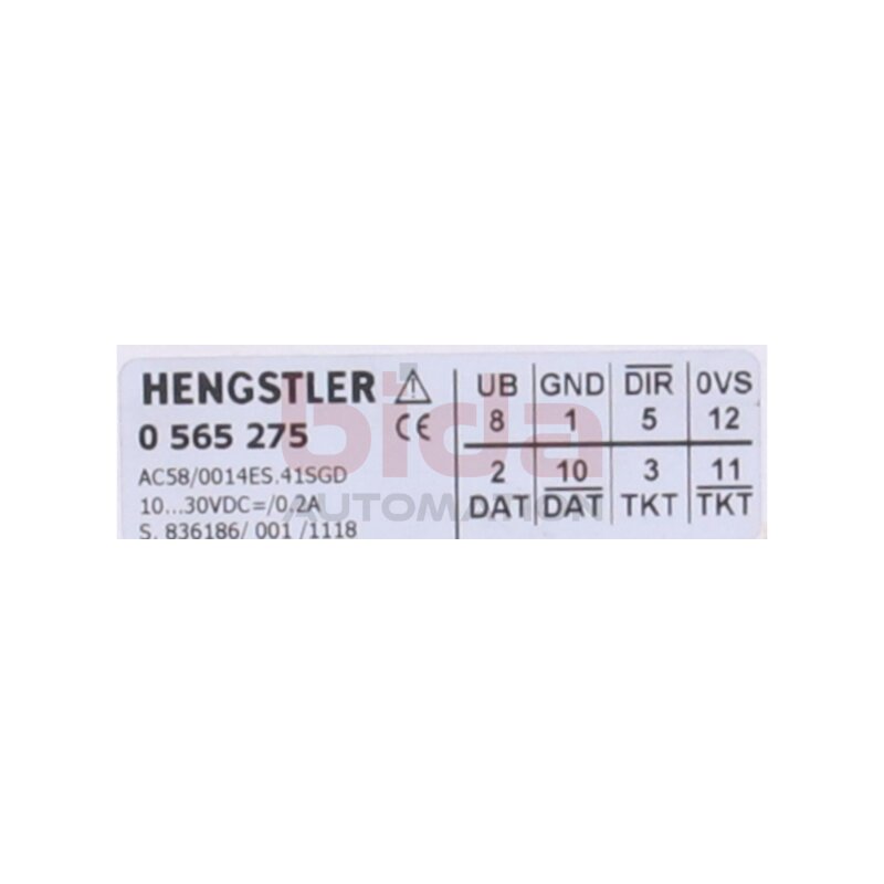 HENGSTLER AC58/0014ES.41SGD (0565275) ACURO AC58 Encoder