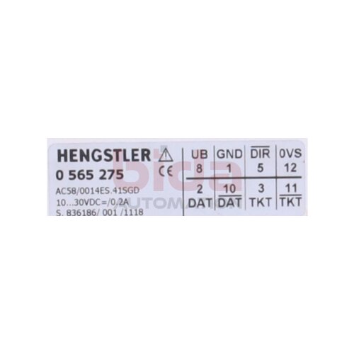 HENGSTLER AC58/0014ES.41SGD (0565275) ACURO AC58 Encoder