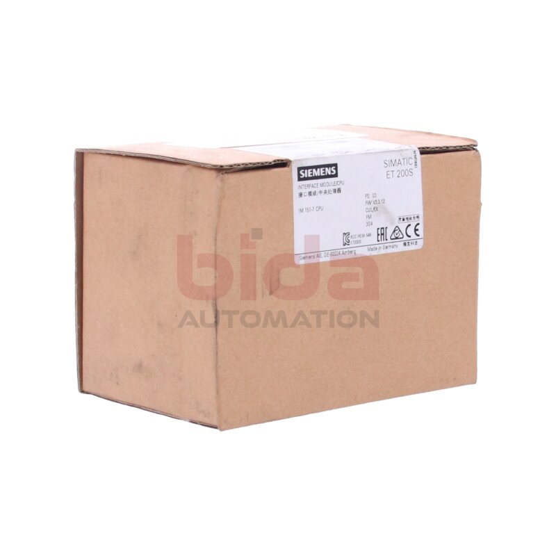 Siemens 6ES7 151-7AA21-0AB0 SIMATIC DP IM151-7 CPU f&uuml;r ET200S