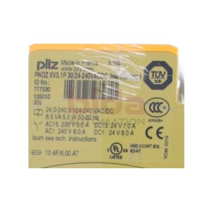 Pilz PNOZ XV3.1P 30/24-240VACDC3no 1nc 2not (777530)...