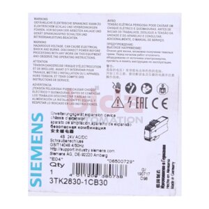 Siemens 3TK2830-1CB30 Erweiterungsgerät Expansion...