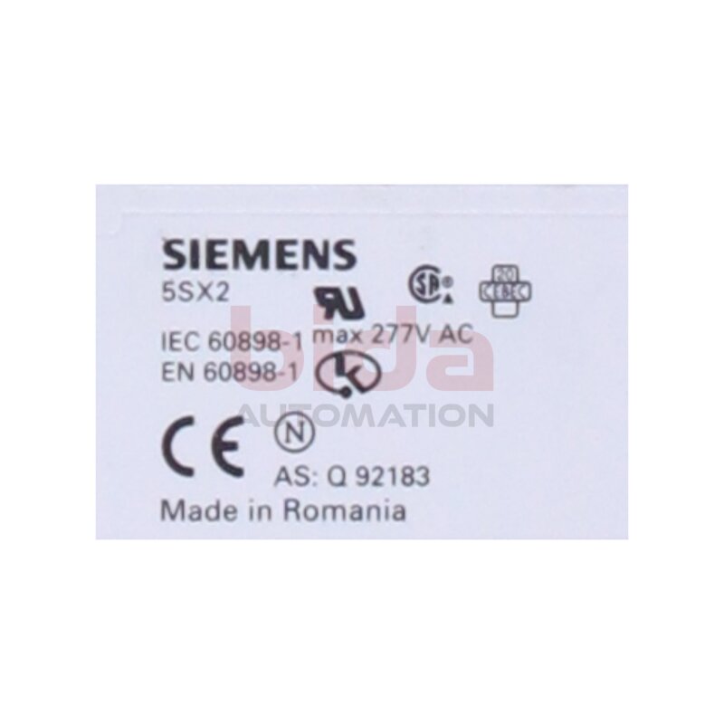Siemens 5 SX2110-7 / 5SX21 Leitungsschutzschalter Circuit breaker