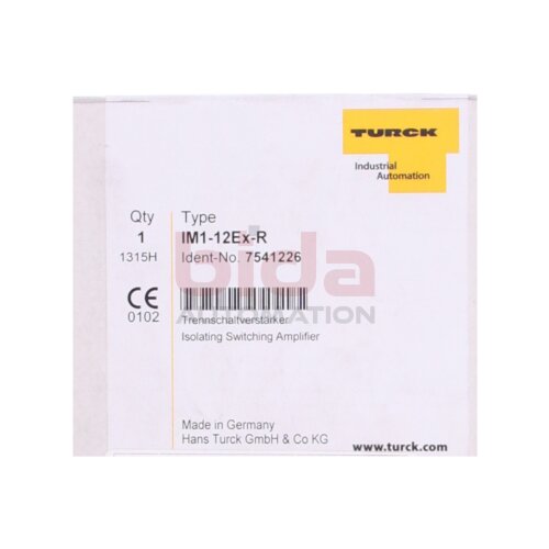 Turck IM1-1Ex-R (7541226) Trennschaltvesrt&auml;rker Isolating amplifier