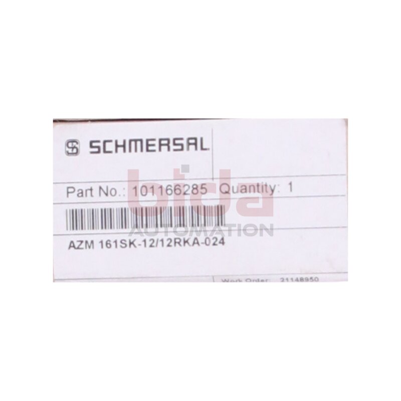 SCHMERSAL AZM 161SK-12/12RKA-024 (101166285) Sicherheitszuhaltungen Solenoid interlocks