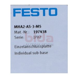 Festo MHA2-AS-3-M5 (197438) Einzelanschlussplatte...