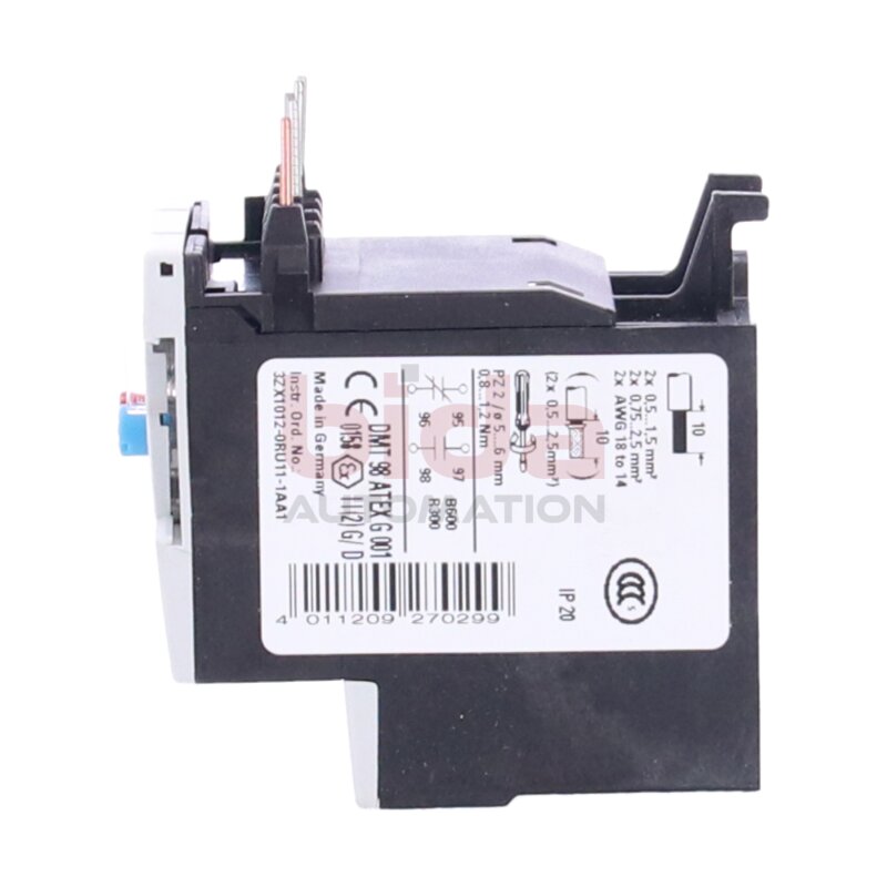Siemens 3RU1116-0JB0 / 3RU1 116-0JB0 &Uuml;berlastrelais / overload relay