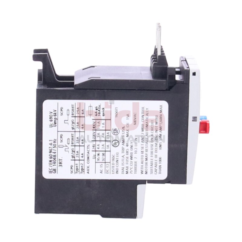 Siemens 3RU1116-0JB0 / 3RU1 116-0JB0 &Uuml;berlastrelais / overload relay