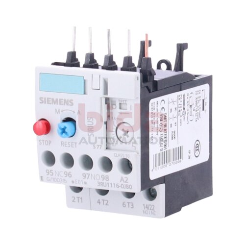 Siemens 3RU1116-0JB0 / 3RU1 116-0JB0 &Uuml;berlastrelais / overload relay