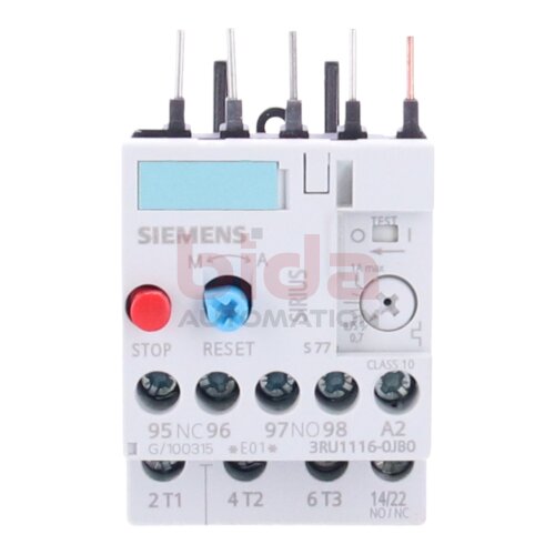 Siemens 3RU1116-0JB0 / 3RU1 116-0JB0 &Uuml;berlastrelais / overload relay