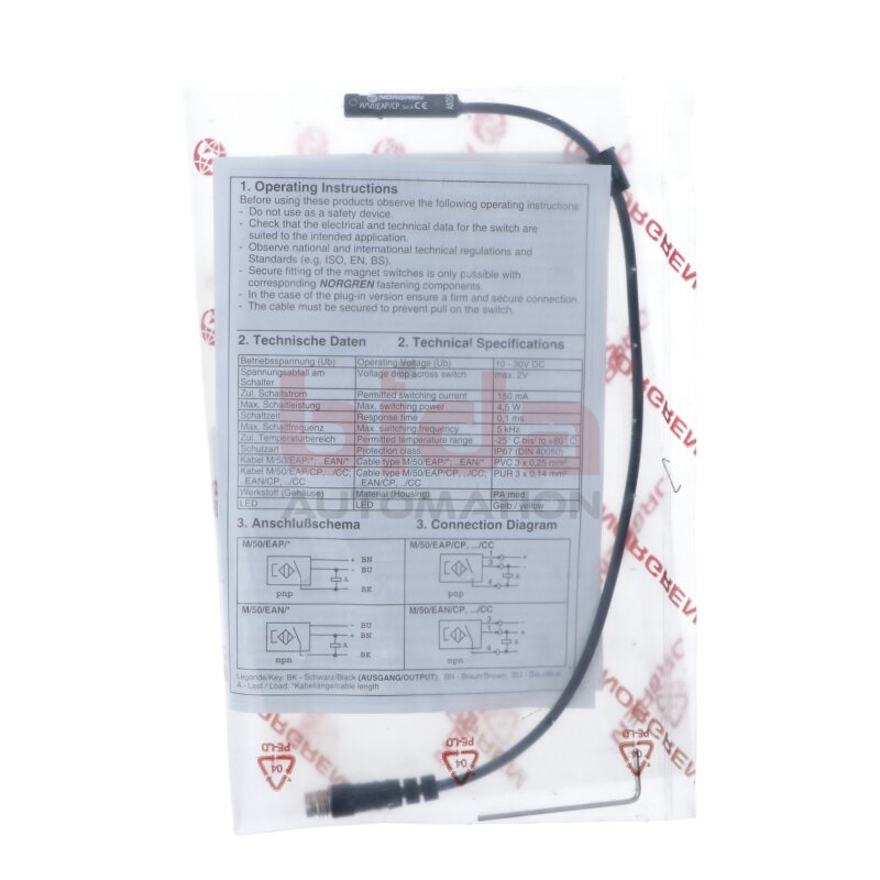 NORGREN M/50/EAP/CP (687936) Induktiver Magnetsensor Inductive magnetic sensor