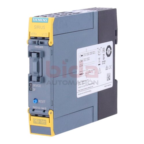 Siemens 3SK2112-1AA10 SIRIUS Sicherheitsschaltger&auml;t Safety relay