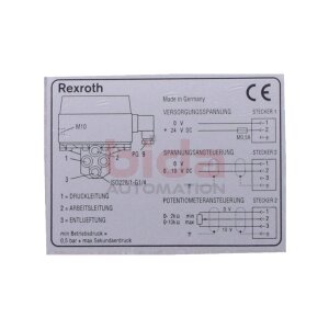 REXROTH 561 010 207 0 Poppet‑Ventil / Sitzventil