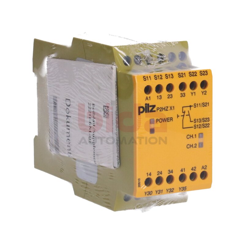 pilz P2HZ X1 24VDC 3n/o 1n/c (774340) Sicherheitsrelais Safety relay