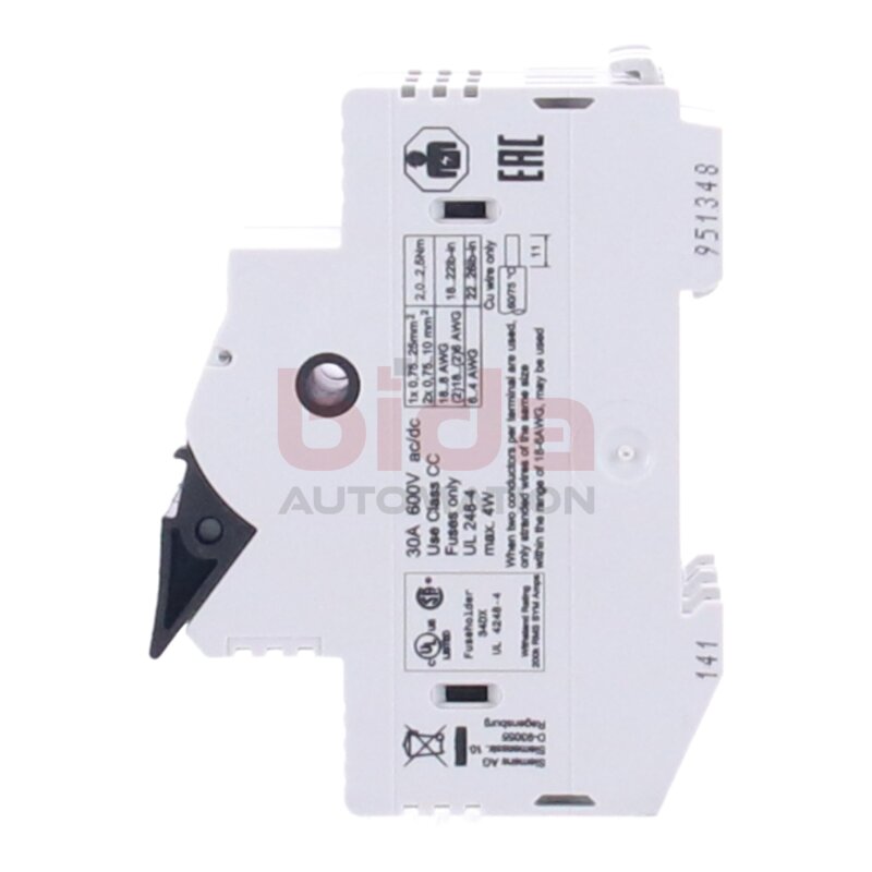 Siemens 3NW7 533-0HG / 3NW7533-0HG SENTRON Sicherungshalter Fuse holder