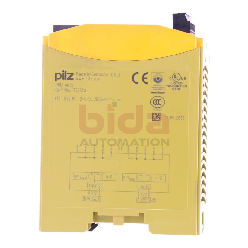 Pilz PNOZ ms3p (773820) Stillstandw&auml;chter Standstill Speed Monitor