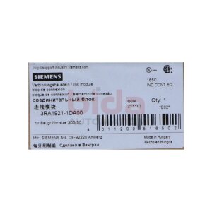 Siemens 3RA1921-1DA00 / 3RA1 921-1DA00...