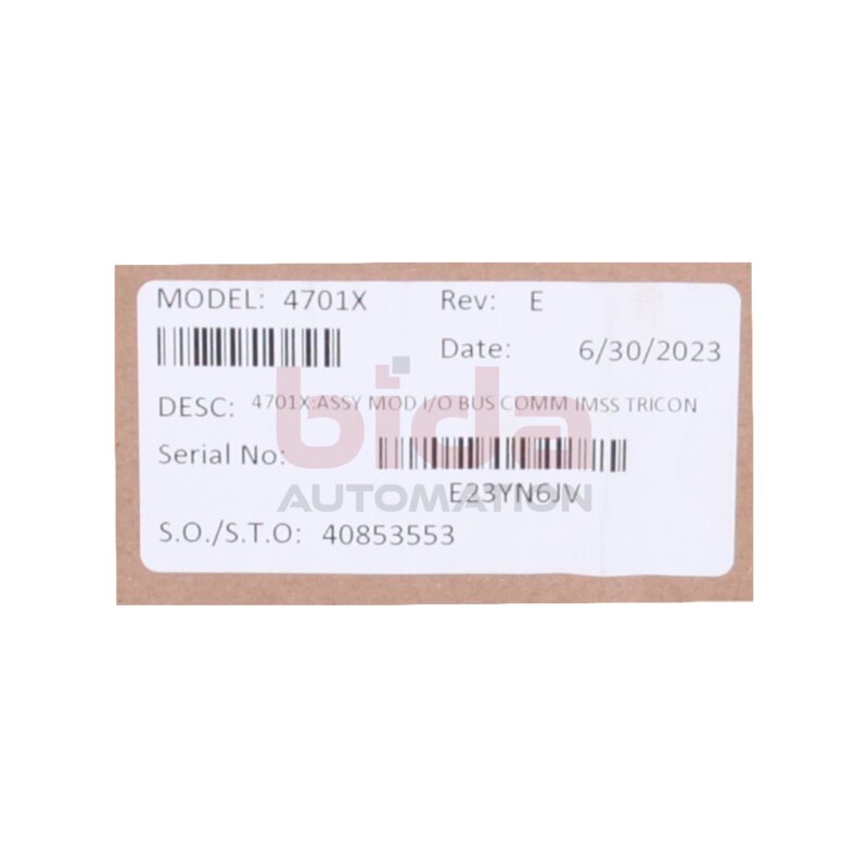 TRICONEX 4701X (40853553) Kommunikationsmodul Communication module