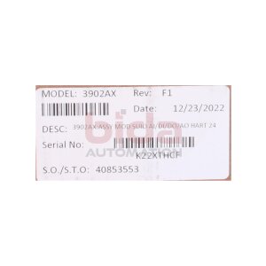 TRICONEX 3902AX (40853553) Eingabe-/Ausgabemodul...