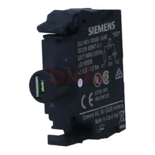 Siemens 3SU1401-1BB60-1AA0 / 3SU1 401-1BB60-1AA0 LED-Modul LED module