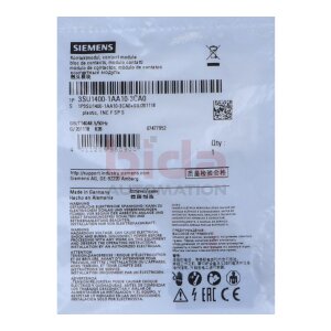 Siemens 3SU1400-1AA10-3CA0 / 3SU1 400-1AA10-3CA0...