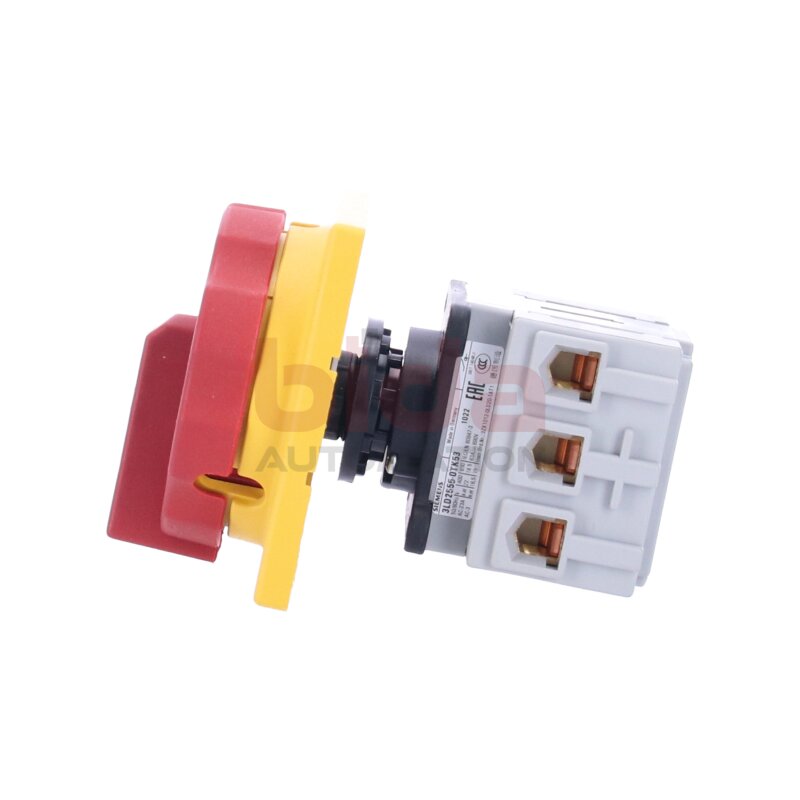 Siemens 3LD2555-0TK53 / 3LD2 555-0TK53  SENTRON, Lasttrennschalter 3LD, Not-Aus-Schalter / SENTRON, switch-disconnector 3LD, emergency stop switch, 3-pole, Iu: 63 A