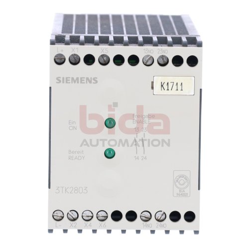 Siemens 3TK2803-0BB4 Schuetzsicherheitskombination f&uuml;r Sicherheitsstromkreise Safety Combination for Safety Circuits 24V