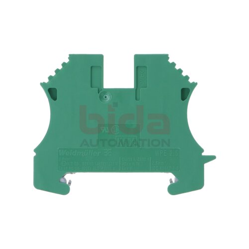 Weidm&uuml;ller WPE 2,5 Schutzleiter-Reihenklemme Earthing terminal block