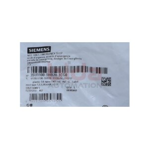 Siemens 3SU1100-1HB20-1CG0 NOT-HALT-Pilzdrucktaster...