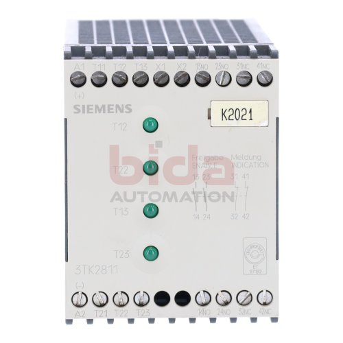 Siemens 3TK2811-0BB4 / 3TK2 811-0BB4 Schuetzsicherheitskombination f&uuml;r Sicherheitsstromkreise Safety Combination for Safety Circuits 24V
