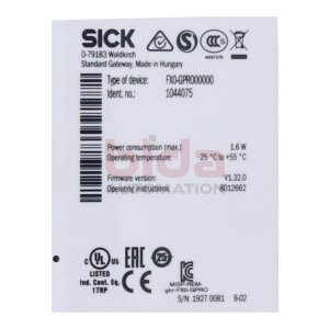 SICK FX0-GPR000000 (1044075) Sicherheitsrelais Safety...