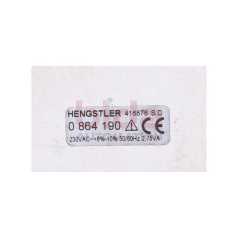 HENGSTLER 0864190 6-stelliger Impulsz&auml;hler / 6-digit pulse counter
