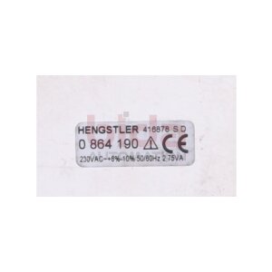 HENGSTLER 0864190 6-stelliger Impulszähler / 6-digit...