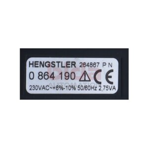 HENGSTLER 0864190 / 0 864 190 (264867) Impulszähler...
