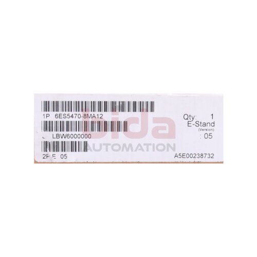 Siemens 6ES5470-8MA12 SIMATIC S5 Analogausgabe 470 Analog output