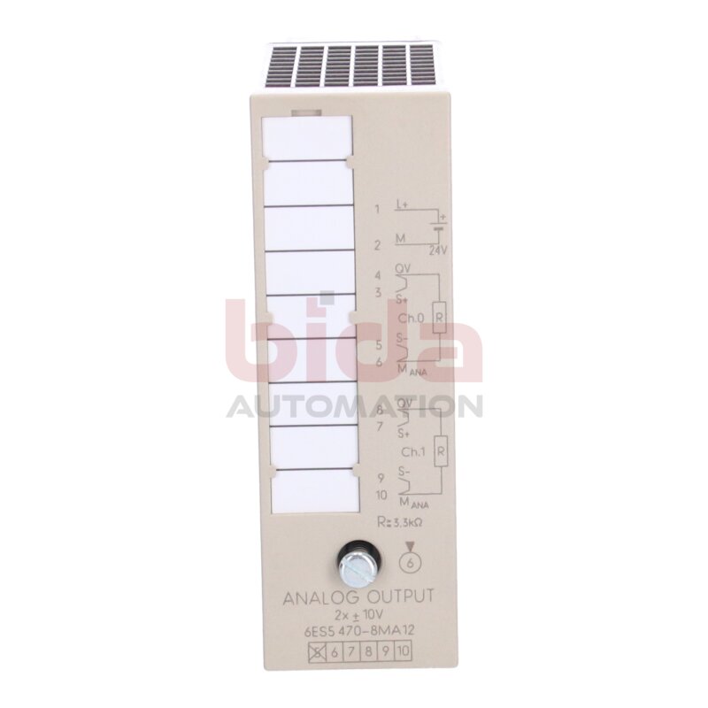 Siemens 6ES5470-8MA12 / 6ES5 470-8MA12 SIMATIC S5 Analogausgabe Analog output 470