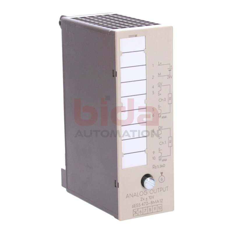 Siemens 6ES5470-8MA12 / 6ES5 470-8MA12 SIMATIC S5 Analogausgabe Analog output 470