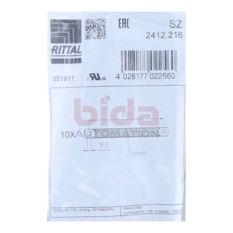 RITTAL SZ 2412.216 Flachband-Erder / Ribbon earth electrode