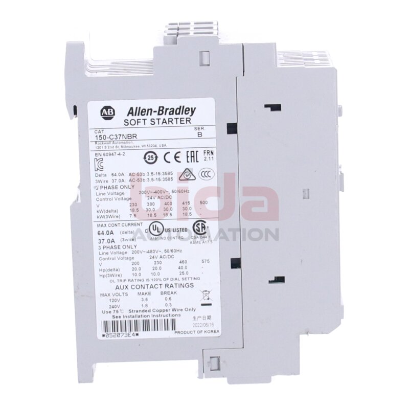 Allen-Bradley SMC-3(150-C37NBR) Niederspannungs-Softstarter