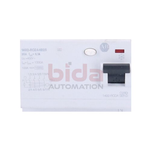 Allen-Bradley 1492-RCDA4B25 Fehlerstromschutzschalter Residual current circuit breaker