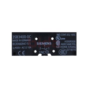 Siemens 3SB3400-0C / 3SB3 400-0C SCHALTELEMENT /...